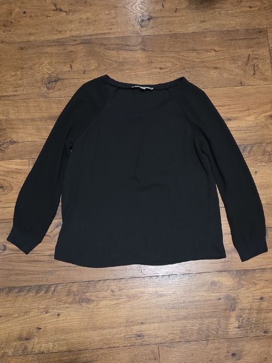 LOFT Tops - LOFT Black Long-Sleeve Lightweight Blouse